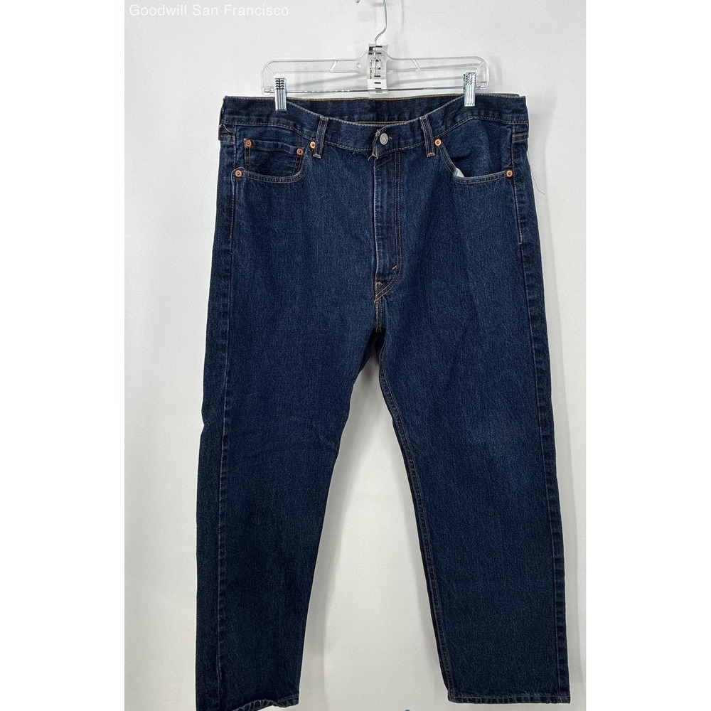 Levi Strauss & Co. 505 Cotton Straight Leg Mid Rise Men's Denim Jeans SZ 40/30